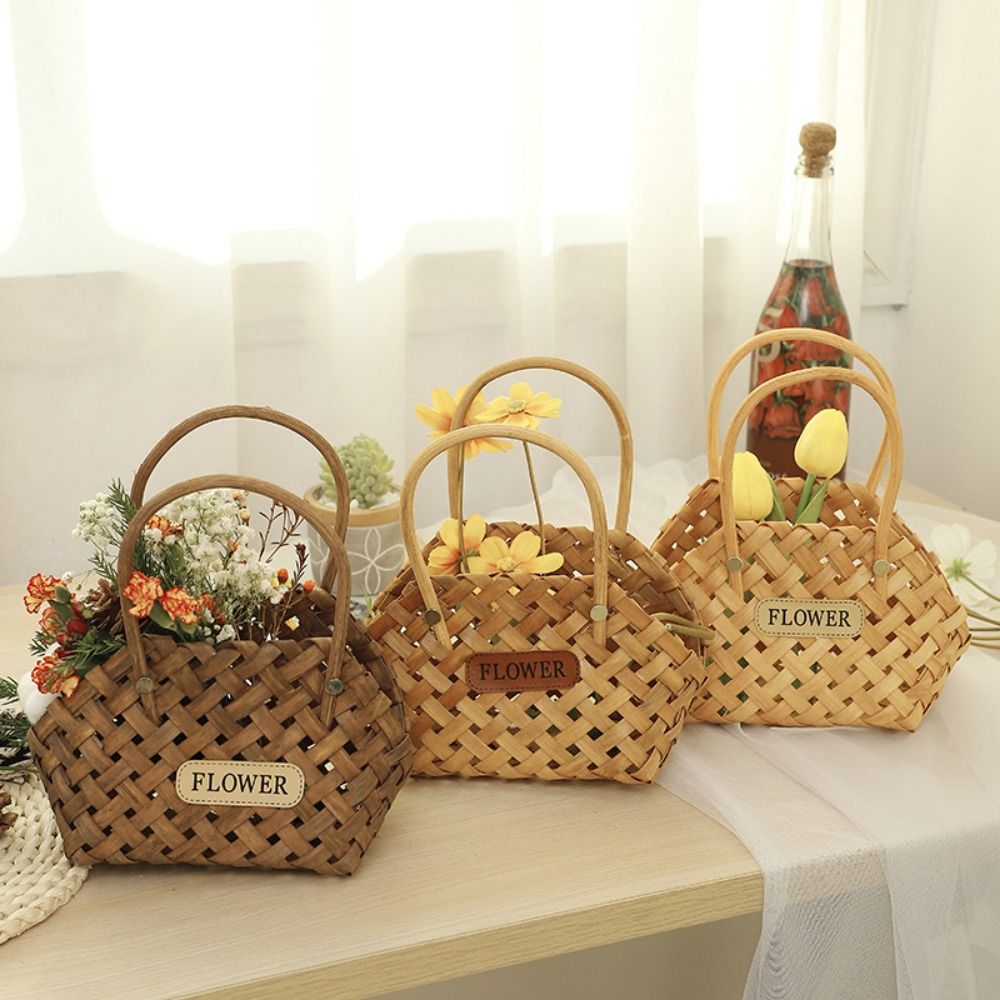 Wedding Hampers - Wicker Woven Hanging Basket Wall Hanging