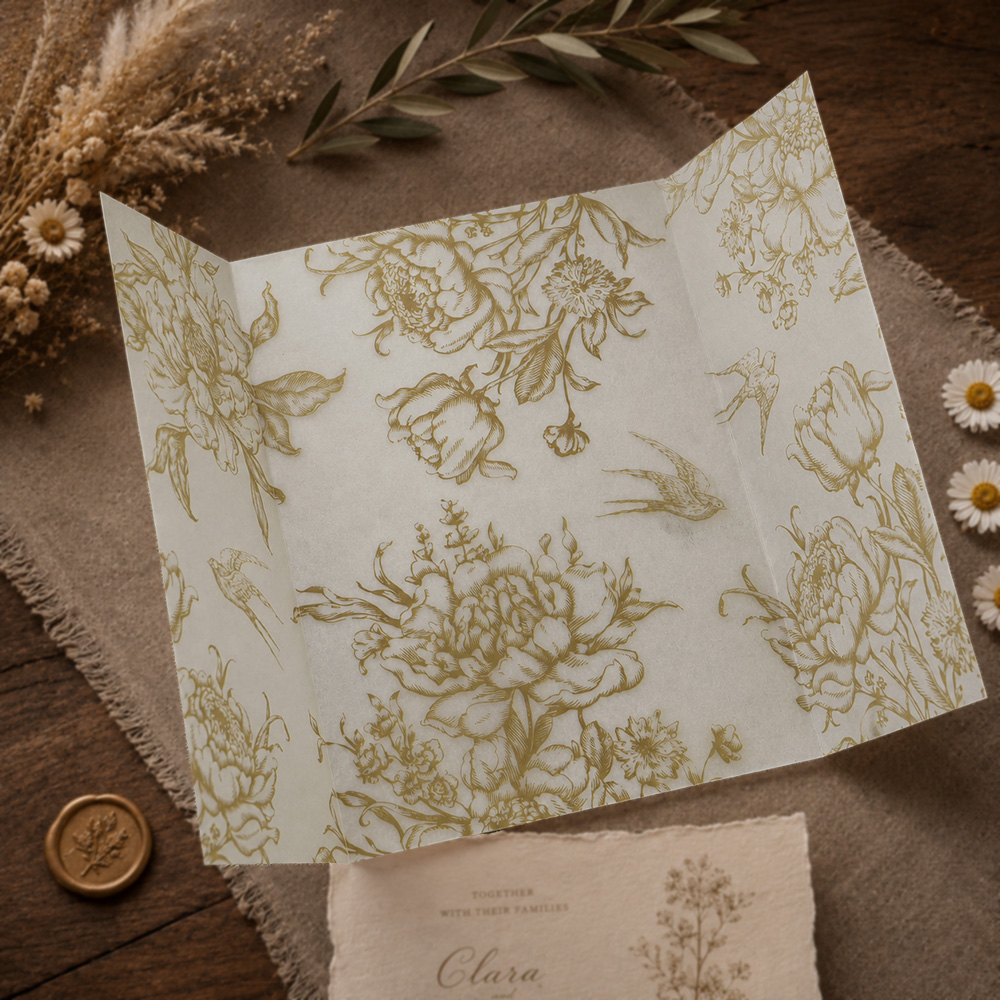 20/50pcs Vellum Wrap with Mono - огляд і ціна Wedding Envelopes