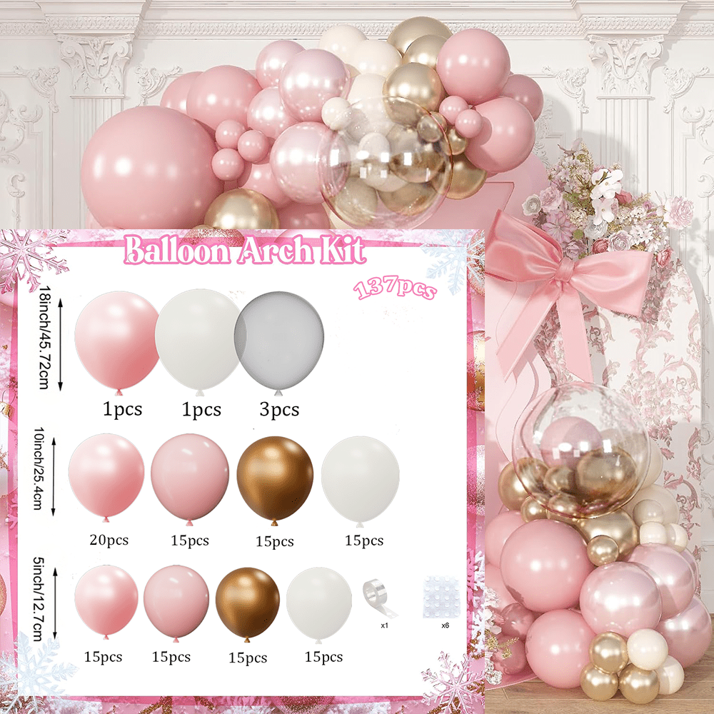 137pcs Vintage Pink Rose White - огляд і ціна Wedding Day Supply Kit