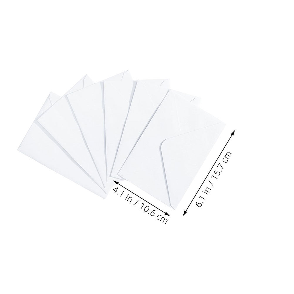 50pcs White B6 Self Sealing Ma - огляд і ціна Wedding Envelopes
