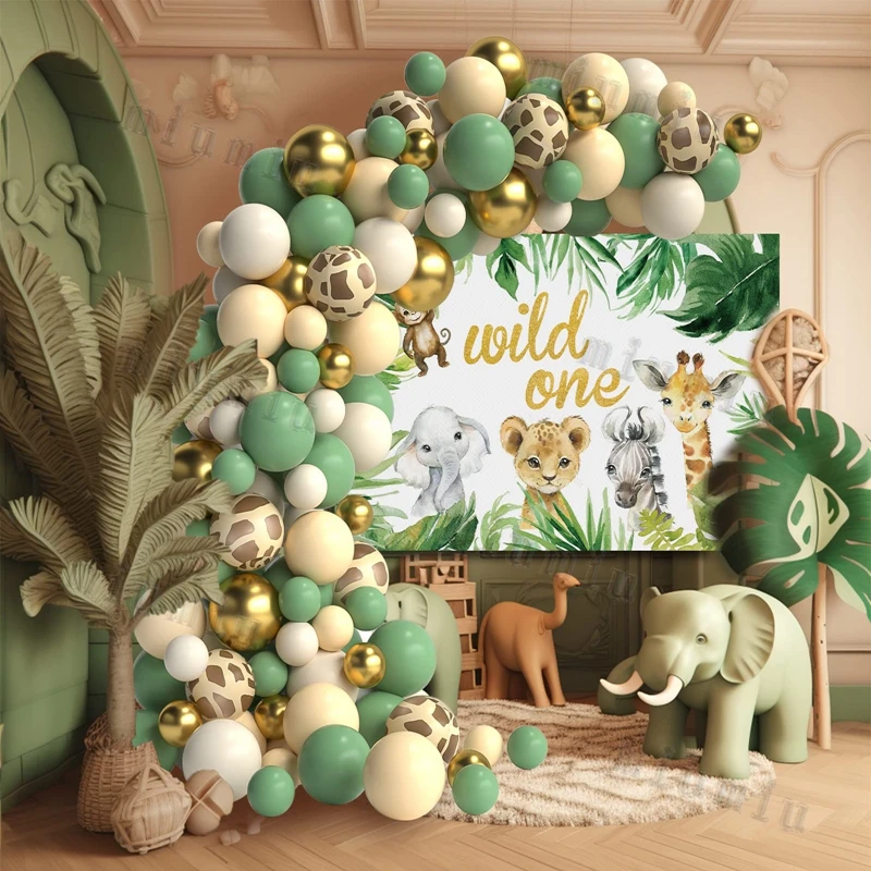Jungle Safari Green Balloon Ga - огляд і ціна Wedding Day Supply Kit
