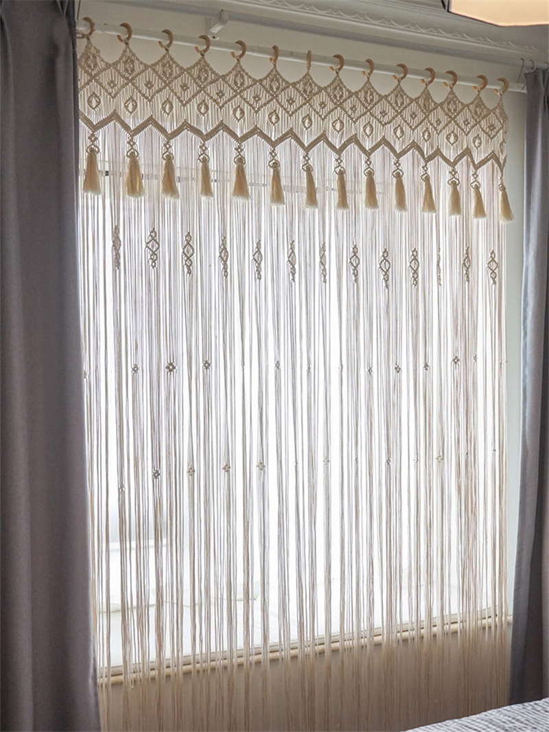 Hand-woven Bohemia Macrame Cot - огляд і ціна Wedding Backdrop Curtain