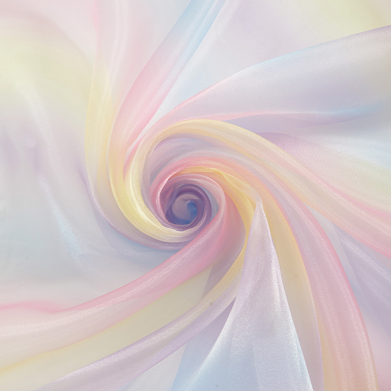 Dreamy Rainbow Gradient Organz - огляд і ціна Wedding Backdrop Curtain
