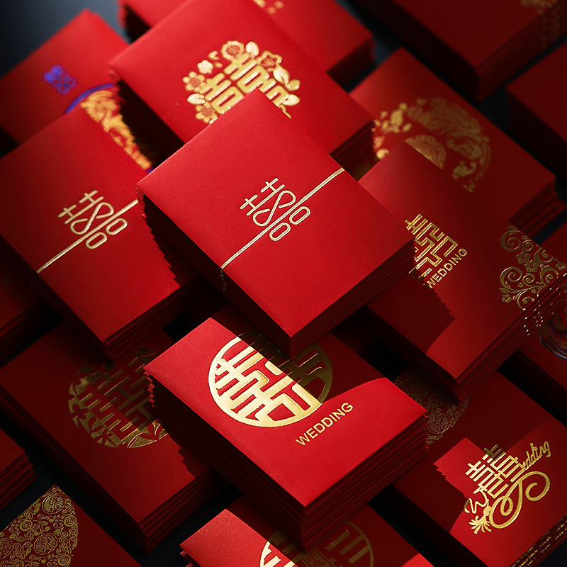 50pcs Chinese New Year Red Env - огляд і ціна Wedding Envelopes
