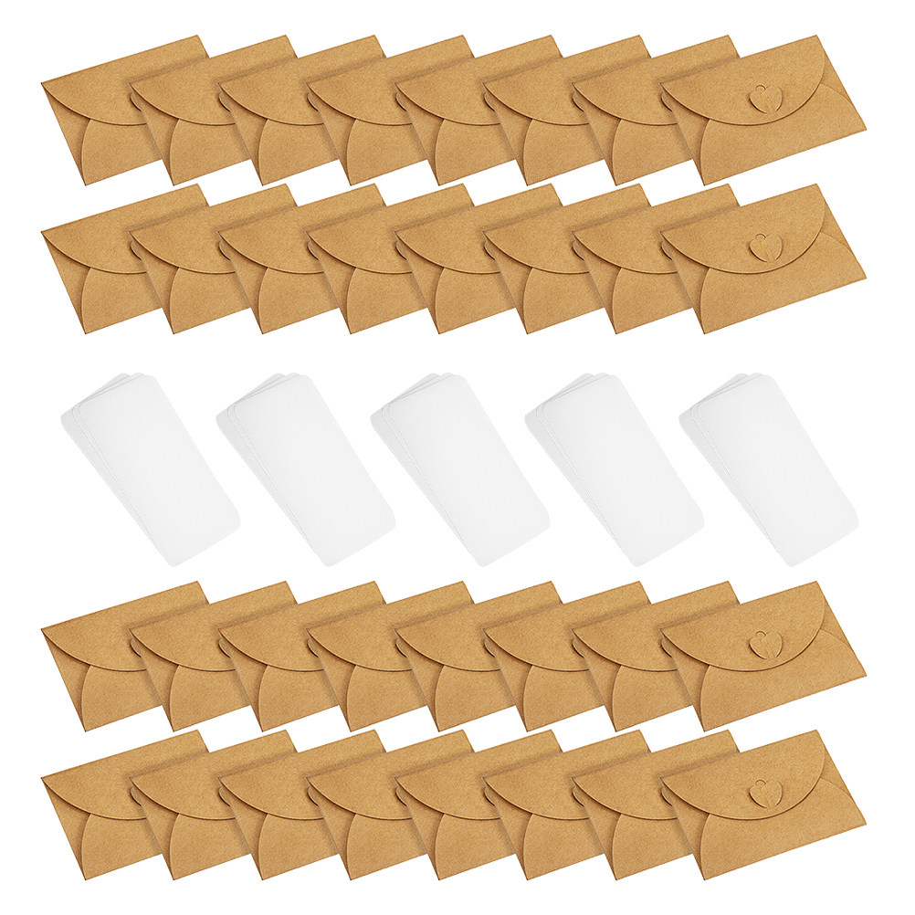 30Sets Mini Kraft Envelopes He - огляд і ціна Wedding Envelopes