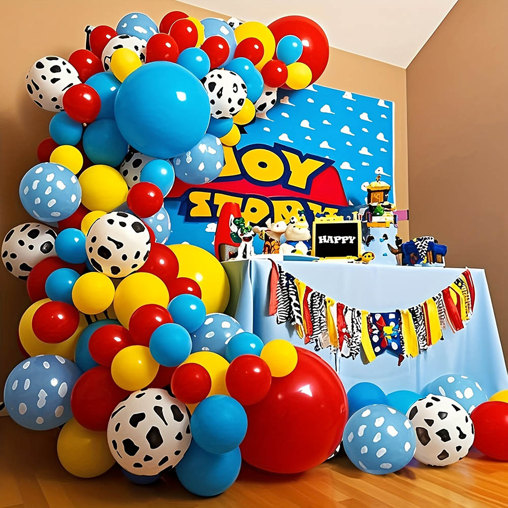 1set Story Balloon Yellow Blue - огляд і ціна Wedding Day Supply Kit