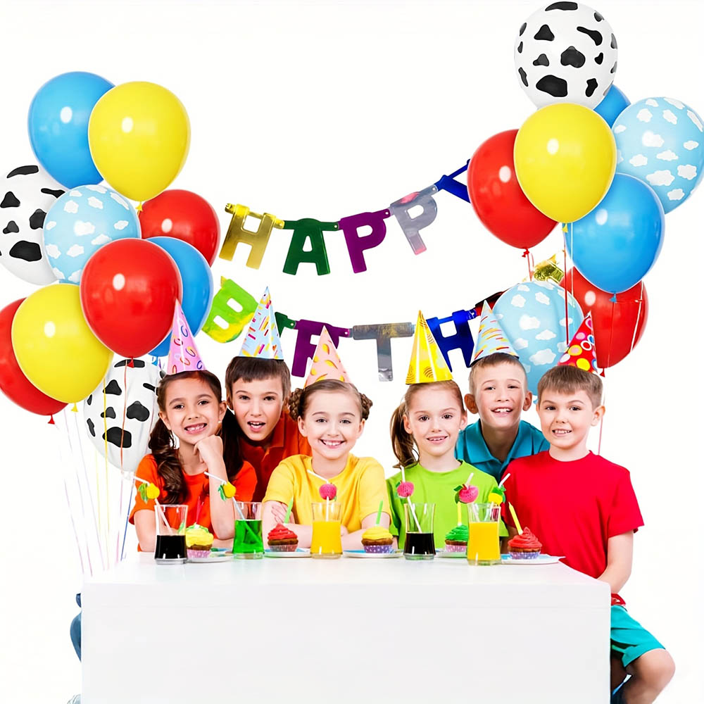 1set Story Balloon Yellow Blue - огляд і ціна Wedding Day Supply Kit