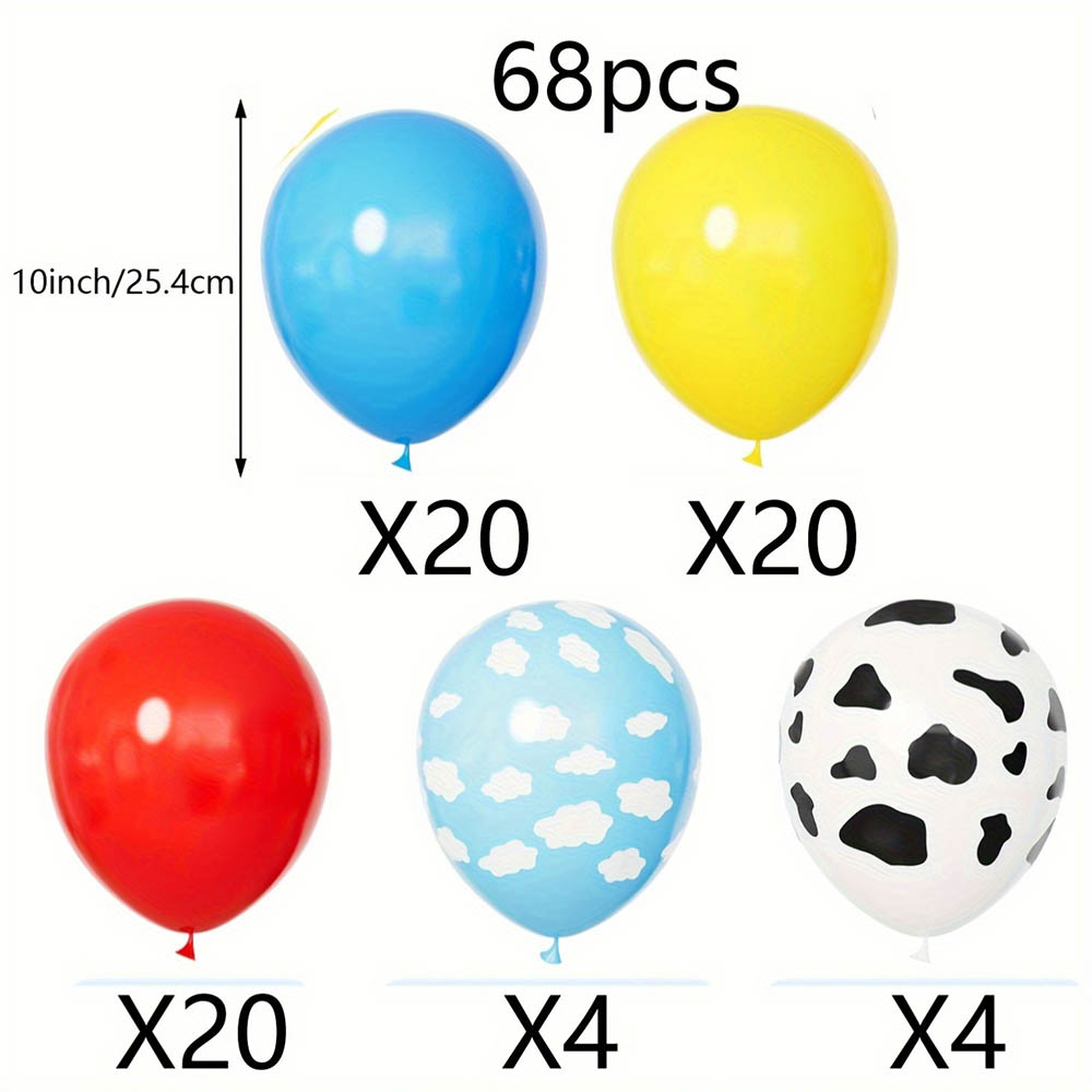 1set Story Balloon Yellow Blue - огляд і ціна Wedding Day Supply Kit