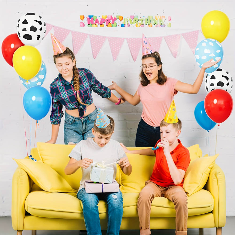 1set Story Balloon Yellow Blue - огляд і ціна Wedding Day Supply Kit