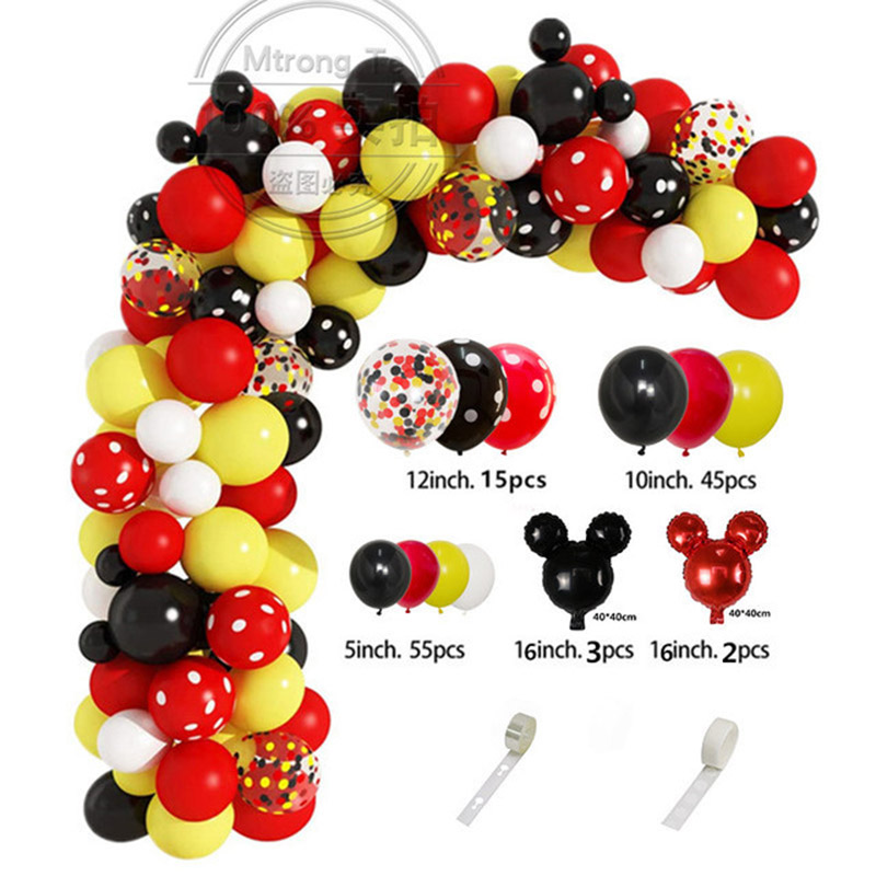 Red Black Yellow Balloon Garla - огляд і ціна Wedding Day Supply Kit
