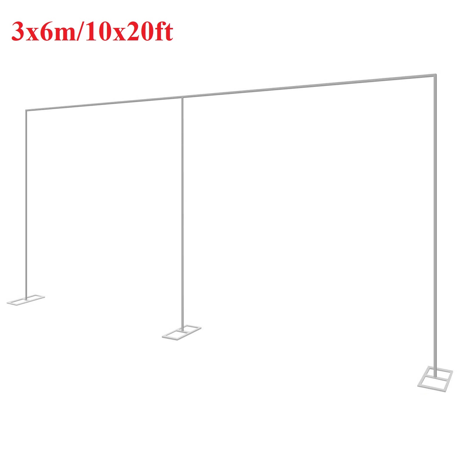 3x6m/10x20ft Metal Wedding Arc - огляд і ціна Wedding Backdrop Curtain