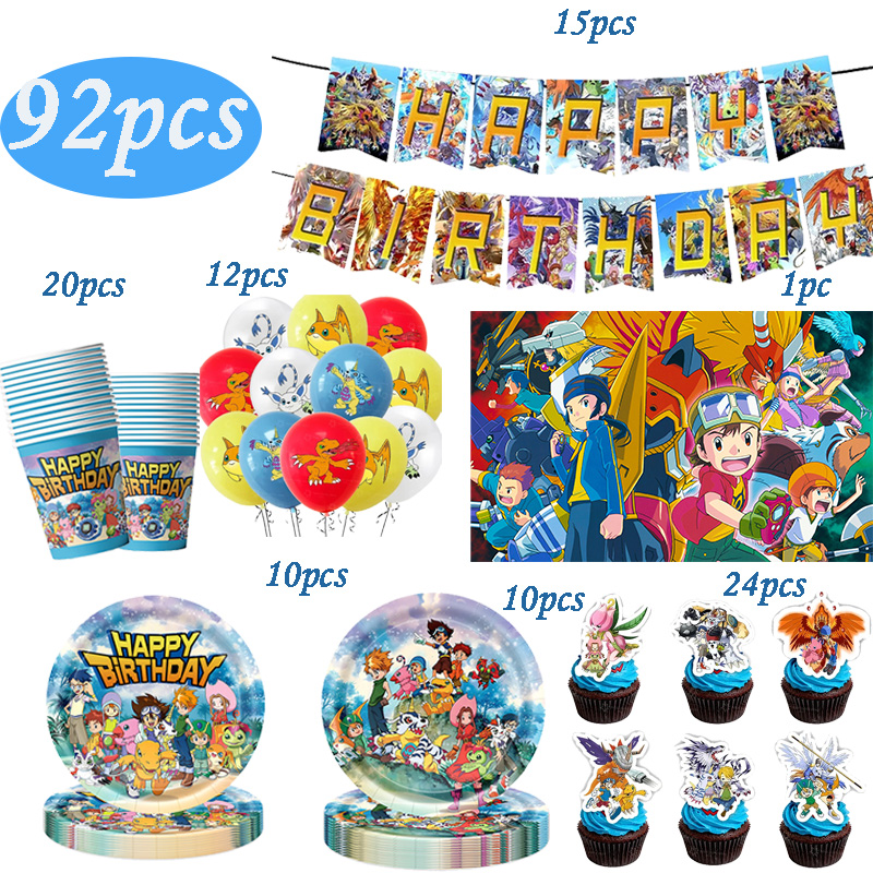 Digimon Themed Birthday Party  - огляд і ціна Wedding Day Supply Kit